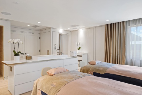 A treatment room at the Biologique Recherche skin clinic in L.A.
