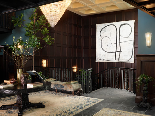 The reception area at the Nomad London