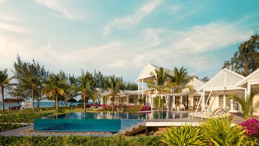 The five-suite villa at Thanda Island