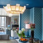Interior designer Anjali Pollack creates a glamorous, sky-high Midtown West apartment for a family of six