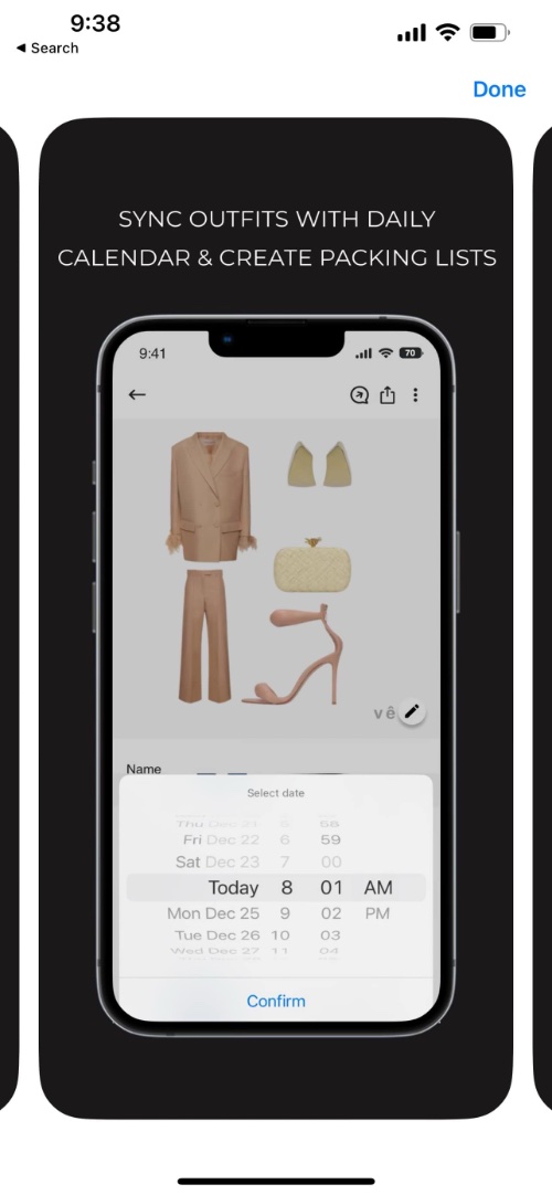 The Vêtir app